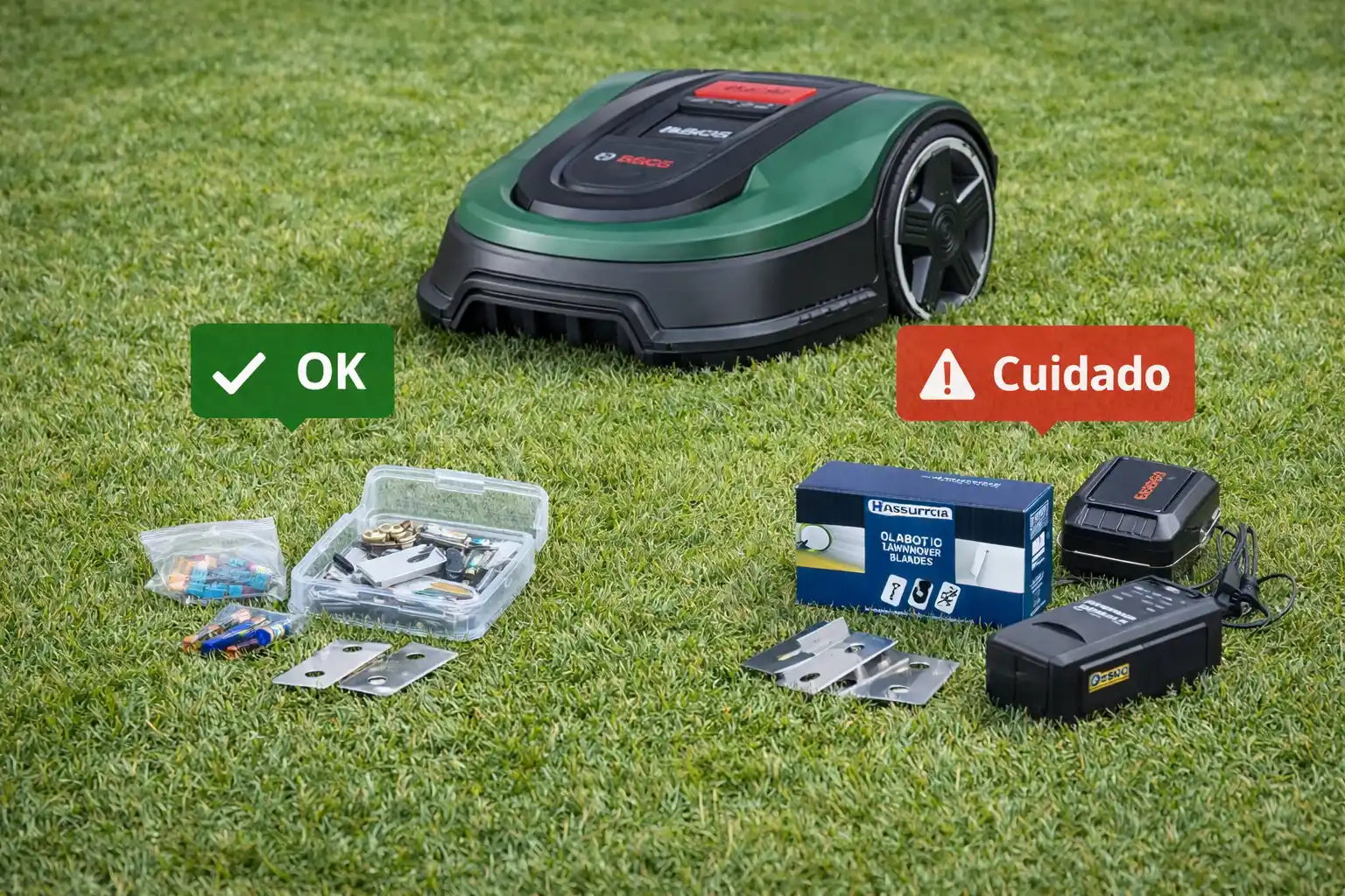 recambios compatibles robot cortacésped