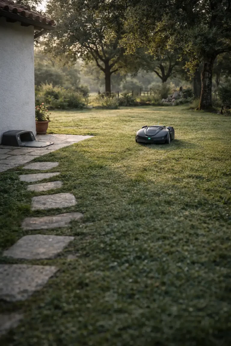 Robot cortacésped si odias configurar cosas