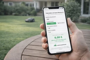 cuánto gasta de luz un robot cortacésped