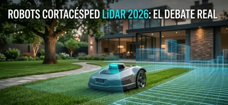 robots cortacésped LiDAR 2026