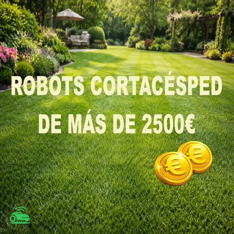 robots cortacésped de más de 2500 euros