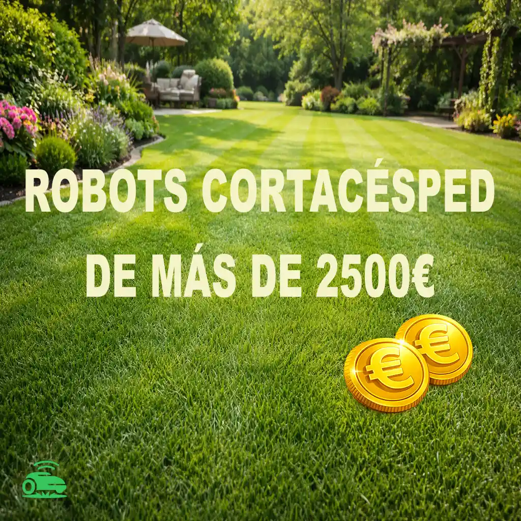 robots cortacésped de más de 2500 euros