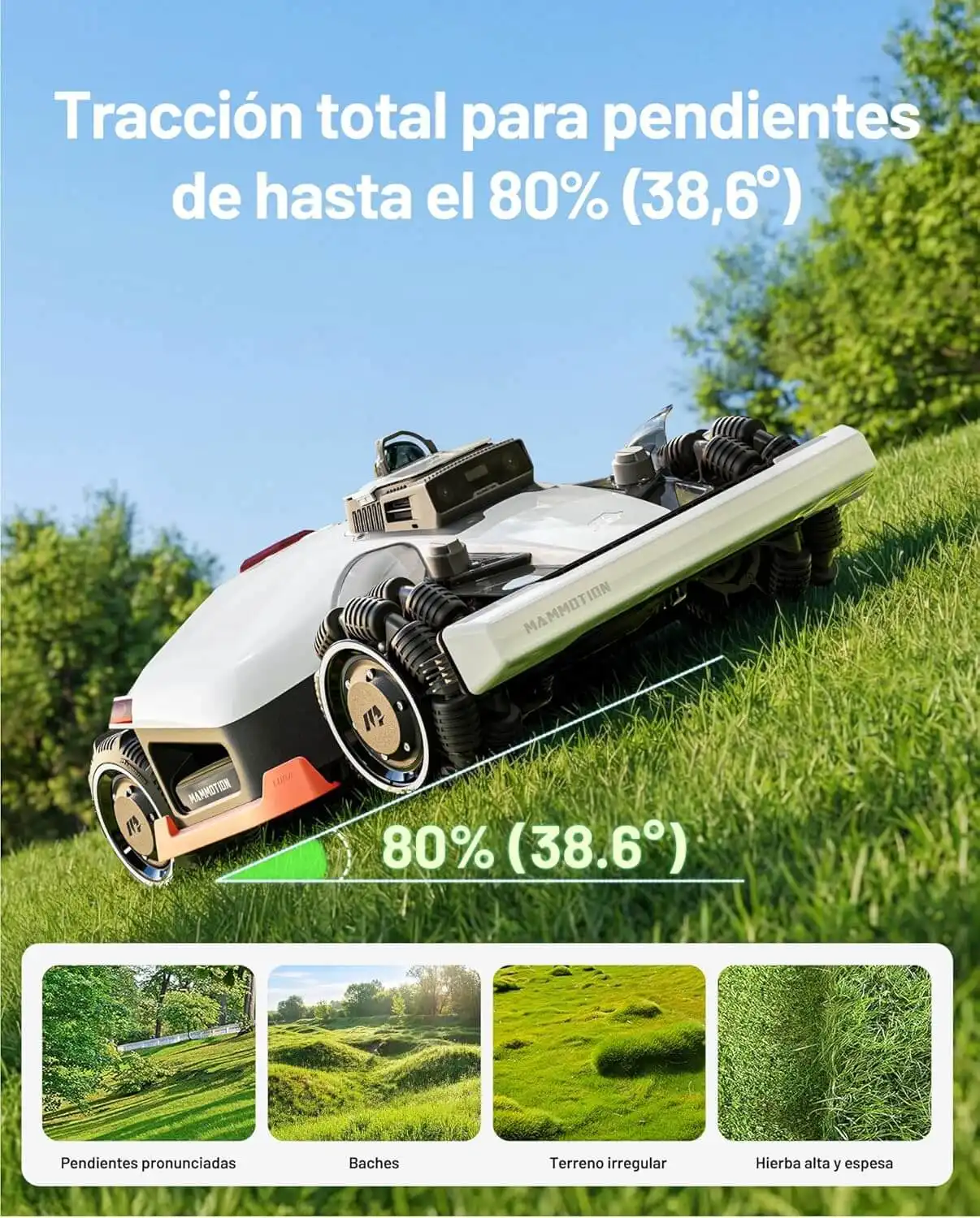 mejor robot cortacésped 2026 LUBA 3 AWD