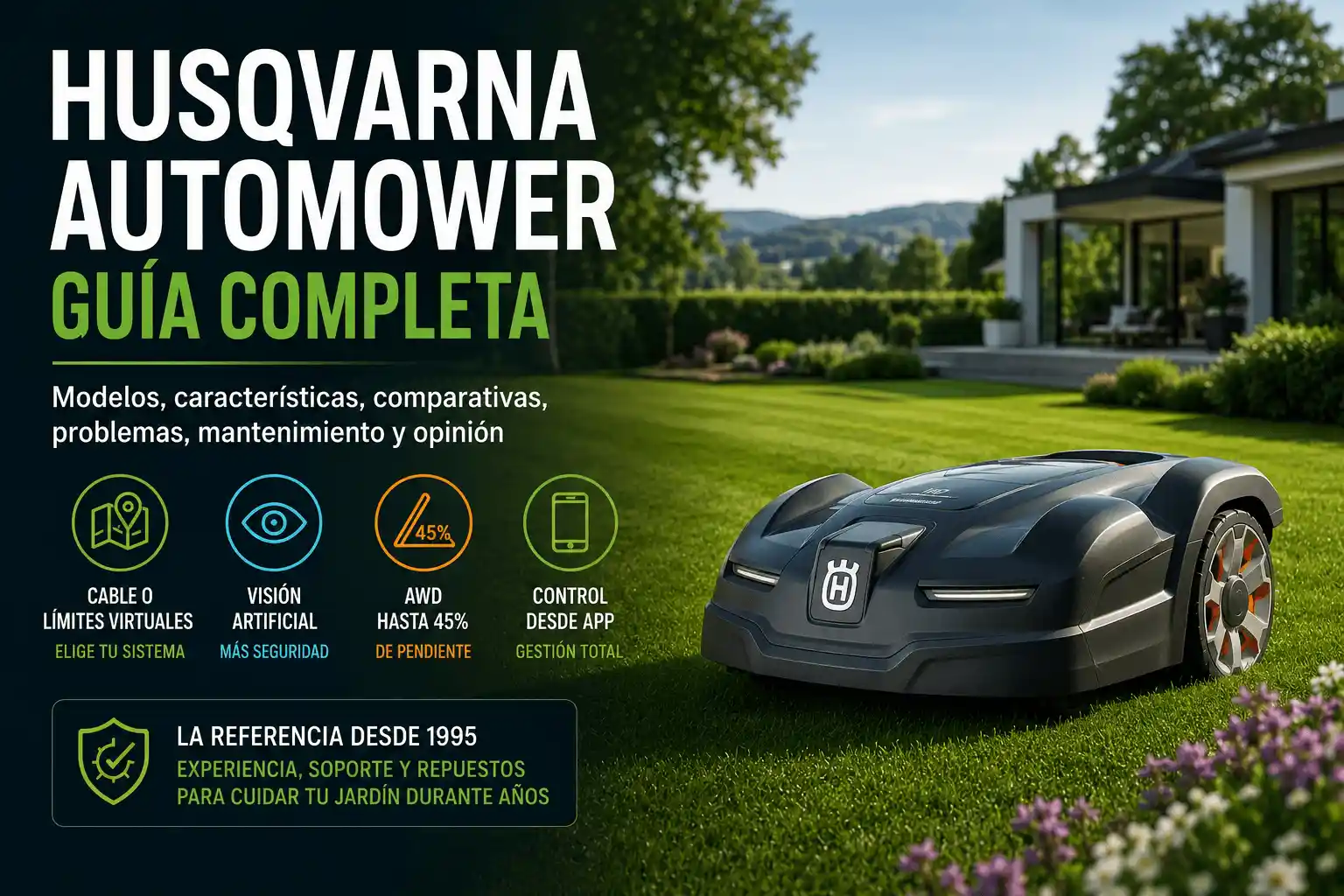 guía robots cortacésped Husqvarna Automower