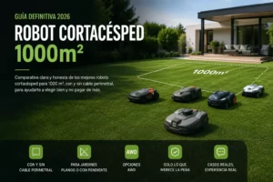 mejor robot cortacésped 1000m2